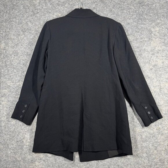 Halogen Women's Black Double Breasted Office Siren Button Blazer Size Small - Picture 13 of 16